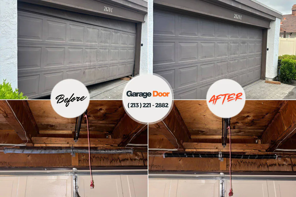 Before and after: garage door repair near me Rogersville